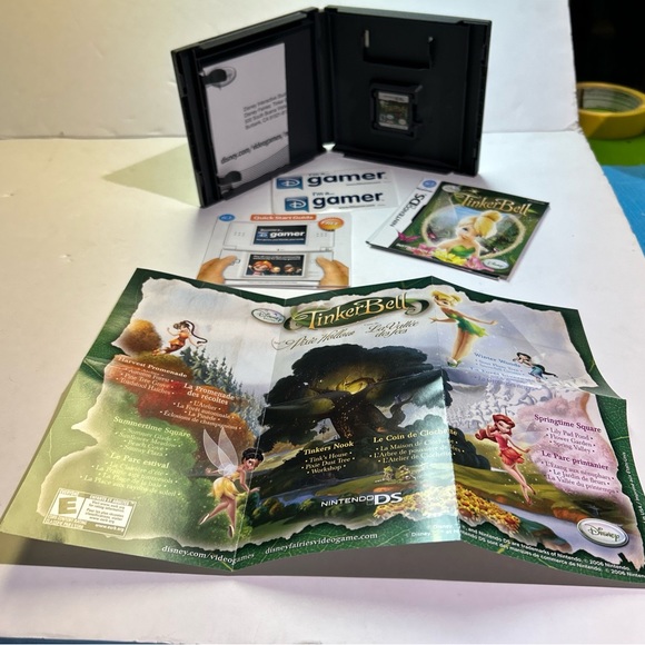 Disney Fairies Nintendo DS -Tinker Bell with DGamer CIB - Picture 3 of 3